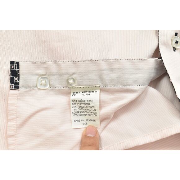 Cinch Mens Long Sleeve Collared Button Down Shirt Size XL Polyester - Picture 8 of 8